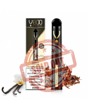 Dinner Lady V800 Vanilla Tobacco Disposable 20mg